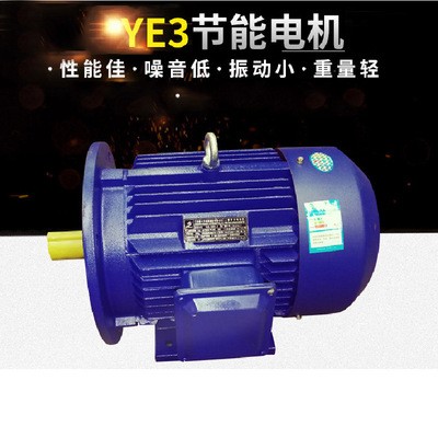 江苏新大力三相异步电动机YE3-112M-4 4KW380V立式卧式铜芯线圈