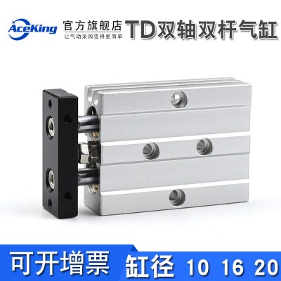 双轴双杆气缸TD10/16/20X10-20*30*40*45*50*75*100*150*200-SD2