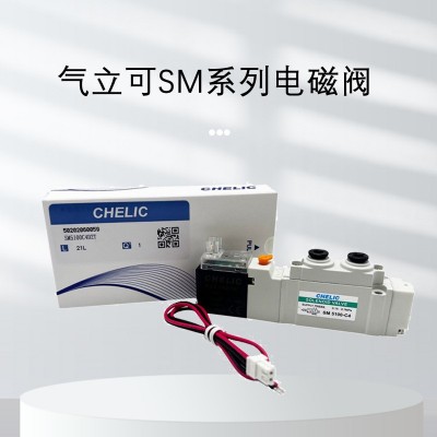 CHELIC气立可电磁阀SM系列电磁阀原装控制阀AM5100-C6-DC24V-T